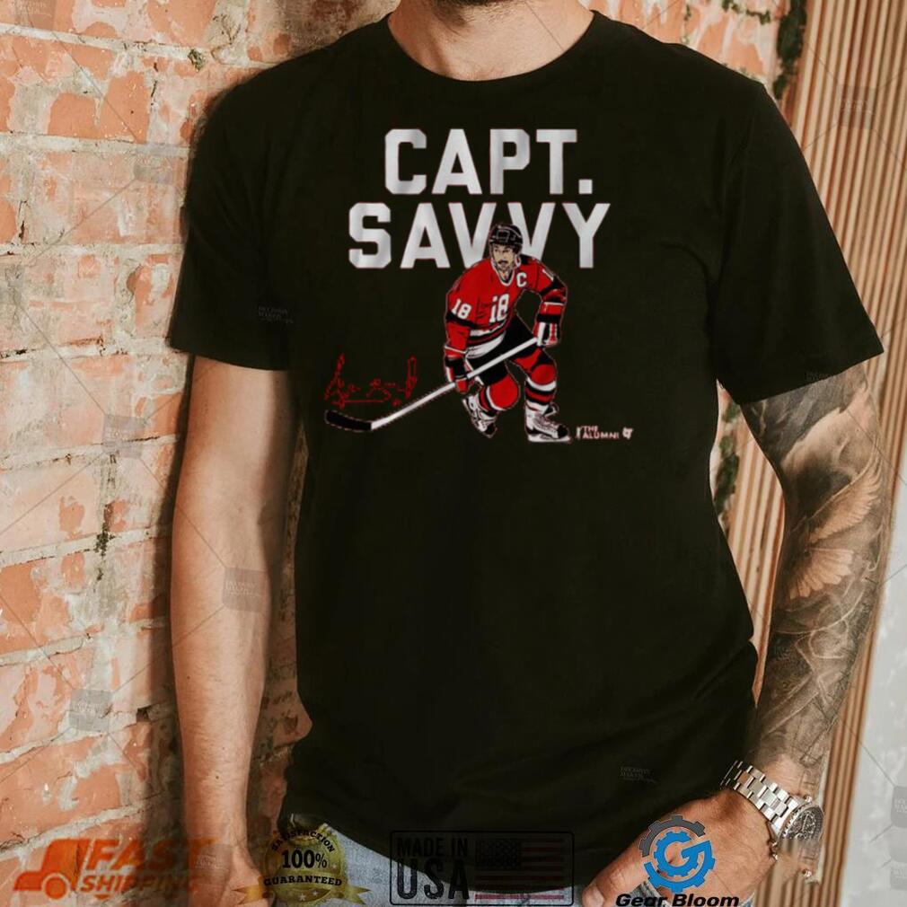 Denis Savard Capt Savvy Chicago Shirt Denis Savard Capt Savvy Chicago Shirt