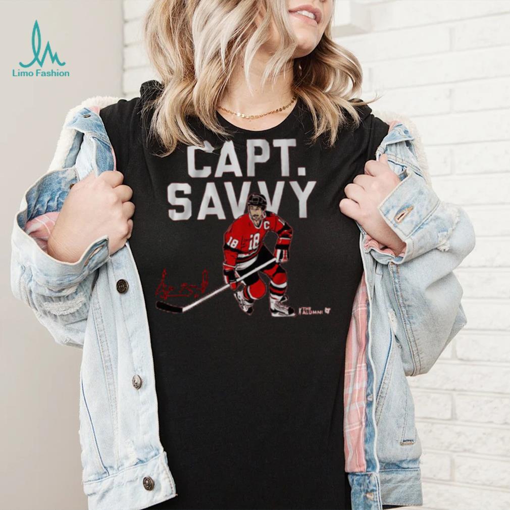 Denis Savard Capt Savvy Chicago Shirt Denis Savard Capt Savvy Chicago Shirt