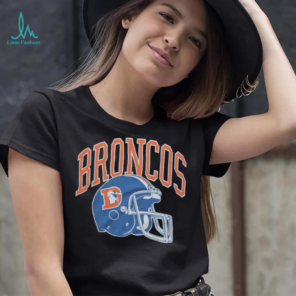 Old school denver broncos t outlet shirt