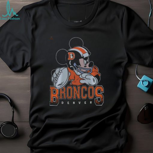 Denver Broncos Mickey Football Game Day T Shirt, Denver Broncos Gifts For Him