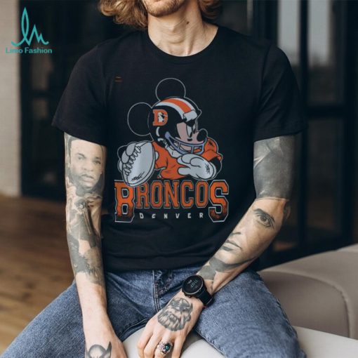 Denver Broncos Mickey Football Game Day T Shirt, Denver Broncos Gifts For Him