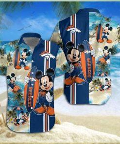 Denver Broncos Mickey Mouse Hawaiian Shirt