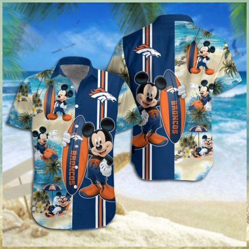 Denver Broncos Mickey Mouse Hawaiian Shirt