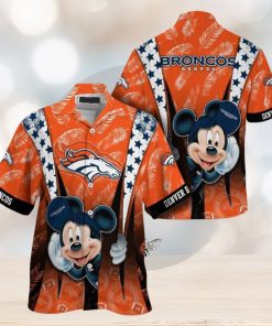 Denver Broncos Mickey Mouse NFL Hawaiian Shirt