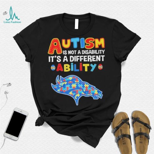 Denver Broncos NFL Autism Is Not A Disability 2024 Shirt