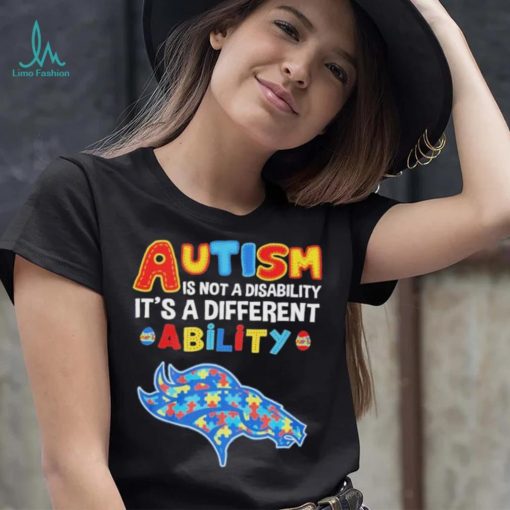 Denver Broncos NFL Autism Is Not A Disability 2024 Shirt