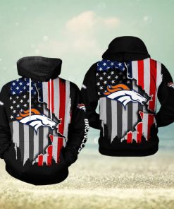 Denver Broncos NFL US Flag Team 3D Printed Hoodie Ver 1