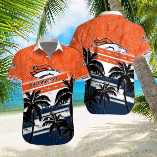 Denver Broncos Team Hawaiian Shirt And Shorts