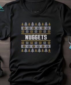 Denver Nuggets Holiday Christmas Tree T Shirt, hoodie, sweater, long sleeve and tank top Denver Nuggets Holiday Christmas Tree T Shirt