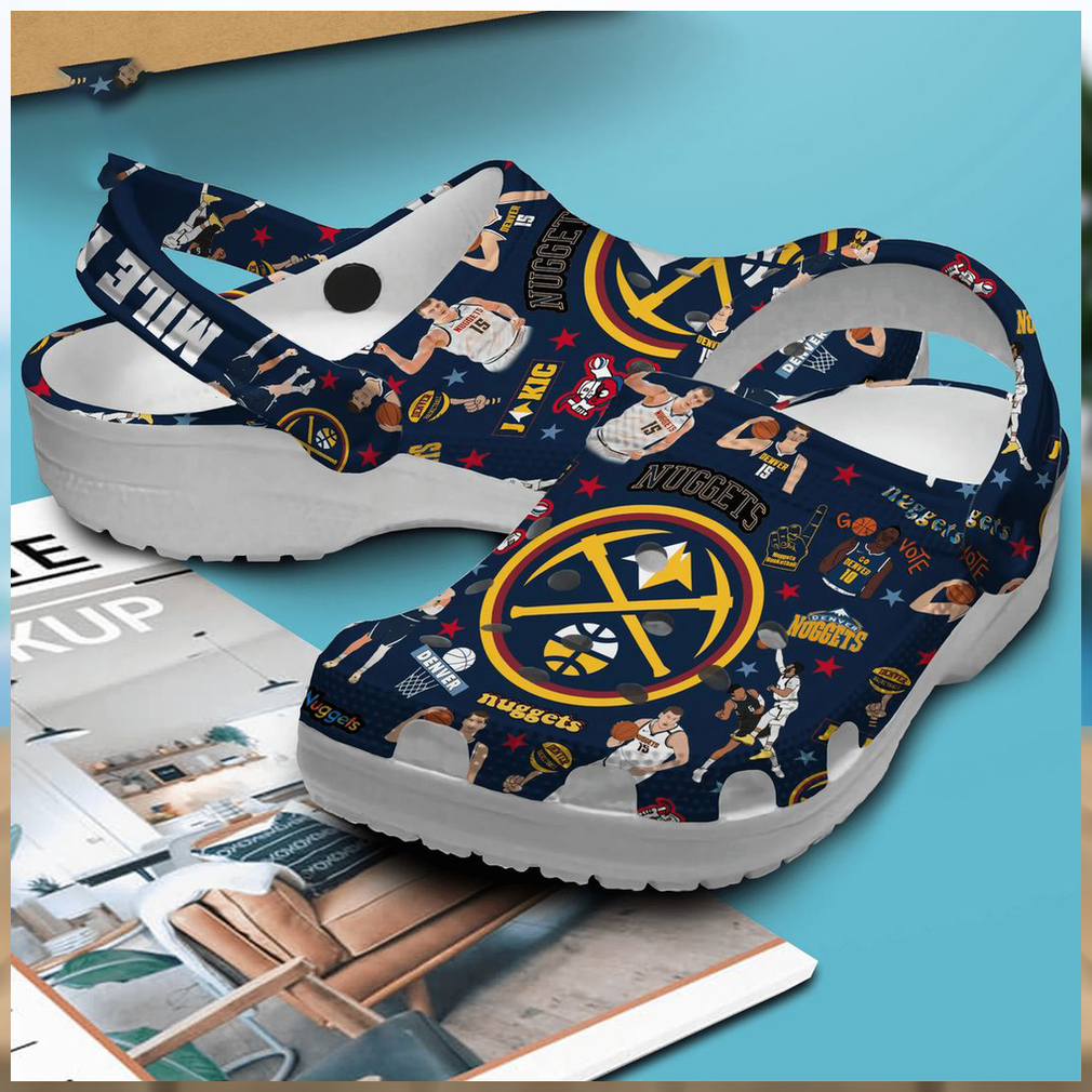Denver Nuggets NBA Basketball Crocs Clogs Denver Nuggets NBA Basketball Crocs Clogs