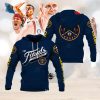 Personalized Name NBA Denver Nuggets Basketball Team Skull Design Hoodie Sweatshirt 3D