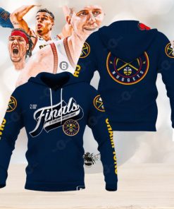 Denver Nuggets NBA Finals 2023 Eastern Conference Champs Dark Blue Hoodie Sweatshirt 3D