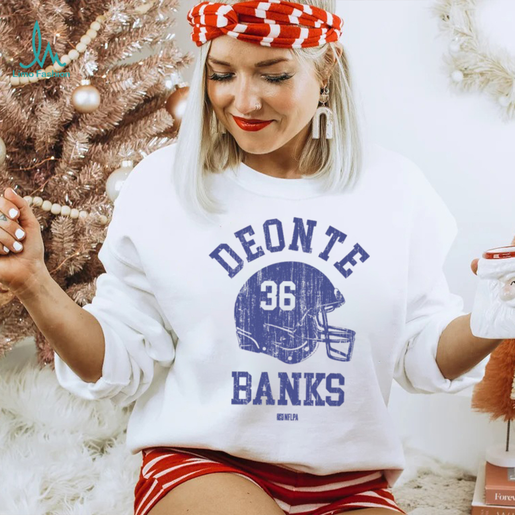 Deonte Banks New York G Helmet Font Shirt Deonte Banks New York G Helmet Font Shirt