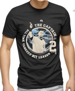 Derek Jeter The Captain New York Yankees Hit Leader T shirt