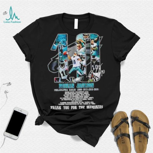 Desean Jackson Philadelphia Eagles 2008 2013 2019 2020 Signatures Thank You For The Memories T Shirt