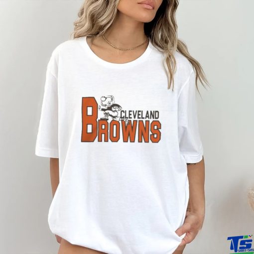 Design Block Cleveland Browns Stiffarm Shirt