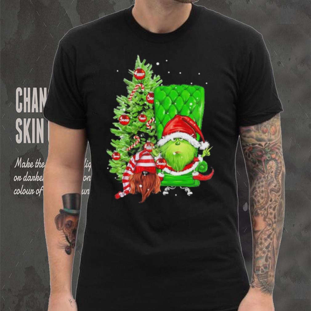 Design Grinch Hat Santa Hug Ball Grinch Glossy And Gnome Tree Merry Christmas Shirt Design Grinch Hat Santa Hug Ball Grinch Glossy And Gnome Tree Merry Christmas Shirt