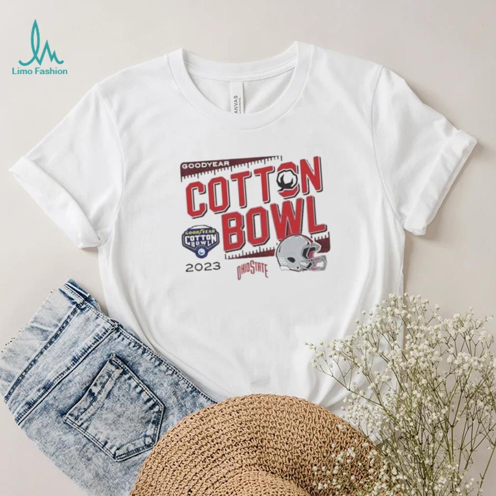 Design Ohio State Buckeyes 2023 Goodyear Cotton Bowl Vintage Helmet T Shirt Design Ohio State Buckeyes 2023 Goodyear Cotton Bowl Vintage Helmet T Shirt