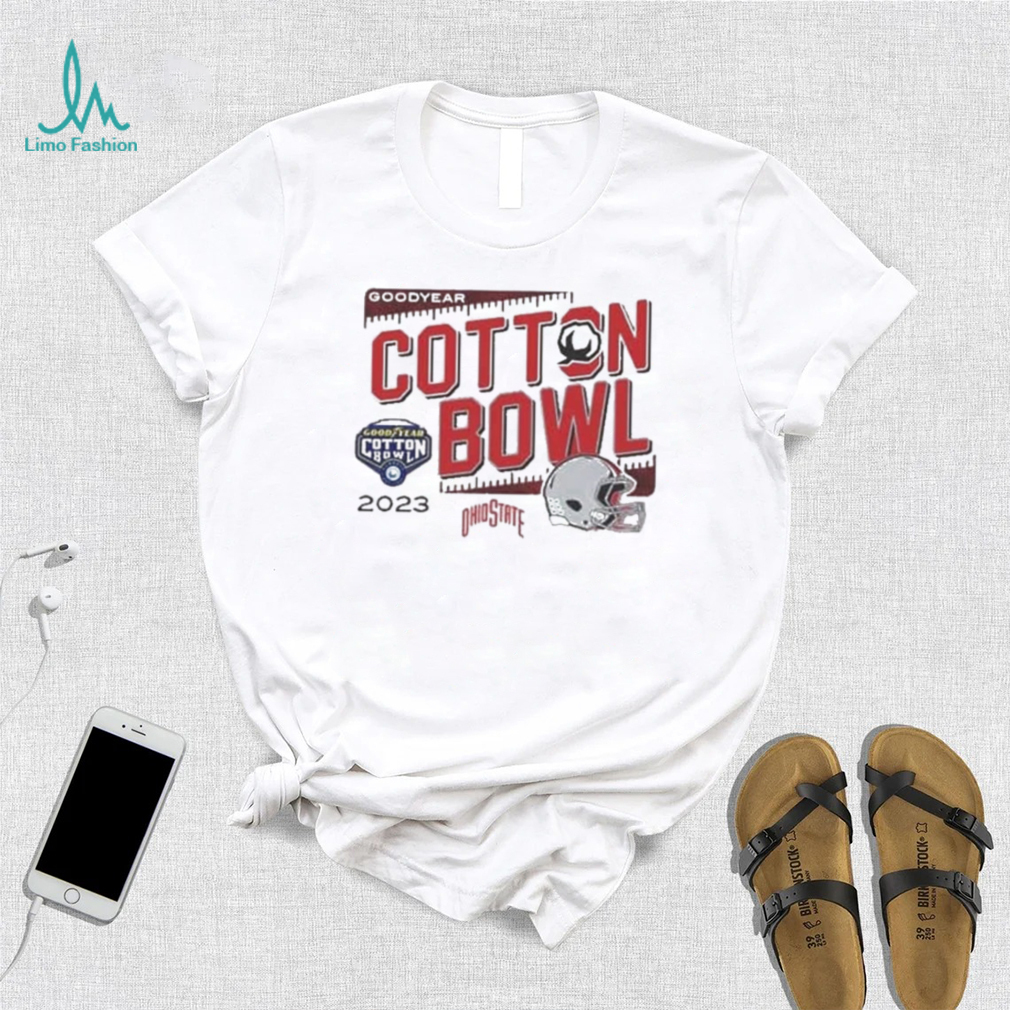 Design Ohio State Buckeyes 2023 Goodyear Cotton Bowl Vintage Helmet T Shirt Design Ohio State Buckeyes 2023 Goodyear Cotton Bowl Vintage Helmet T Shirt