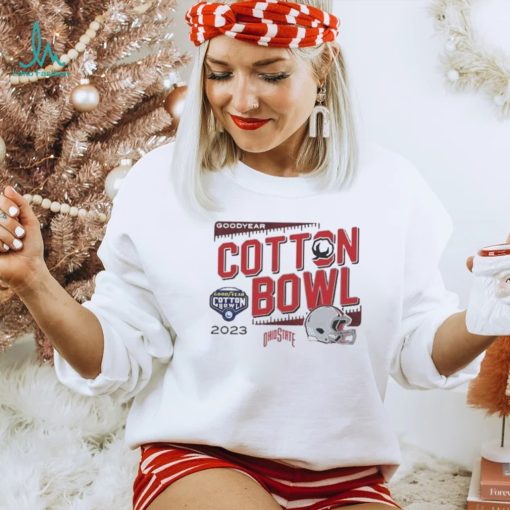 Design Ohio State Buckeyes 2023 Goodyear Cotton Bowl Vintage Helmet T Shirt