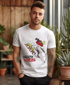 Design Snoopy And Woodstock Hat Santa Skiing Dog Sled Merry Christmas Shirt