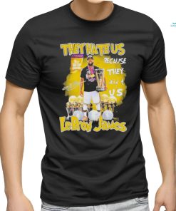 Design They Hate Us Because They Aint Us Lebron James 1st Nba Cup Champions 2023 T Shirt