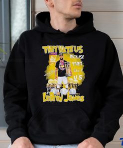 Design They Hate Us Because They Aint Us Lebron James 1st Nba Cup Champions 2023 T Shirt