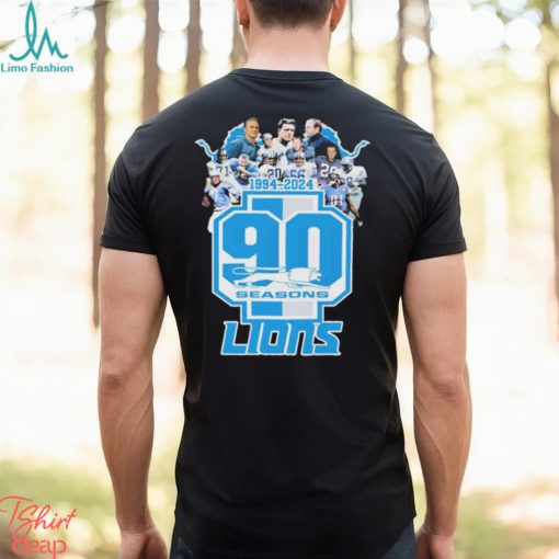 Detroit Lions 1994 2024 90 Seasons Lions shirt
