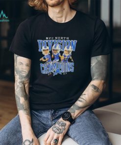 Detroit Lions 2023 NFC North Division Champions Big Head Players Signatures Essentials T Shirt