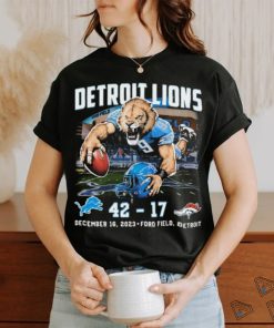 Detroit Lions Beat Denver Broncos 42 17 Finals Score Shirt