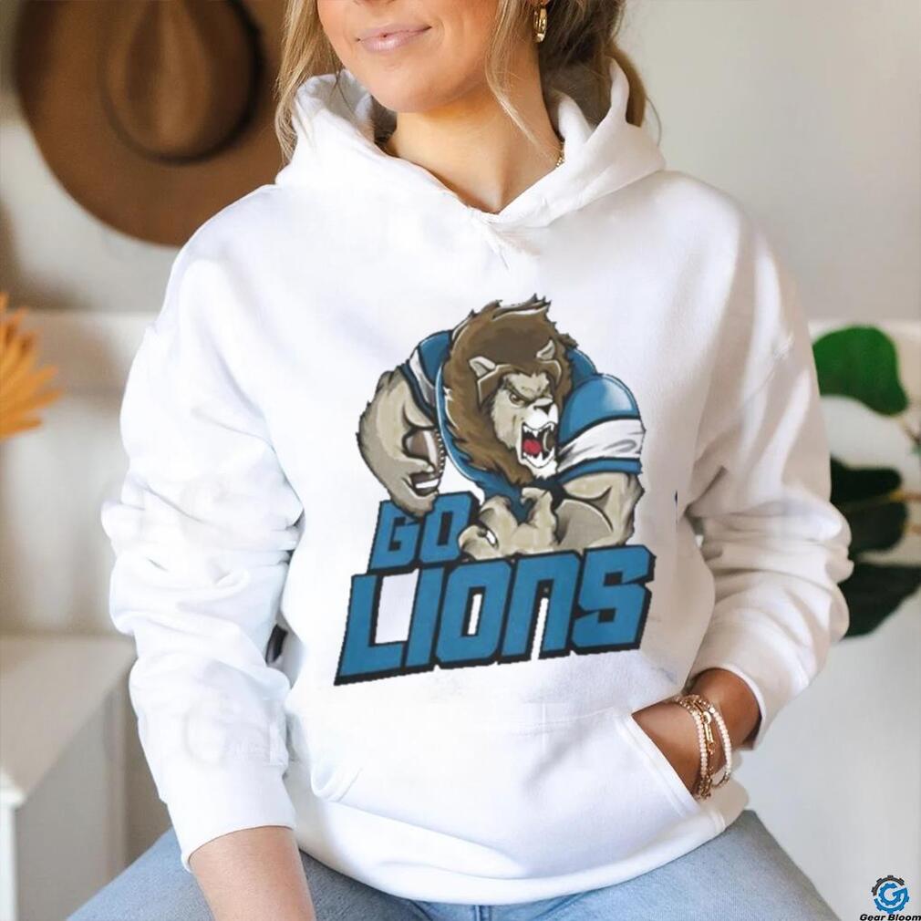 Detroit Lions Football Go Lions Mascot T Shirt Detroit Lions Football Go Lions Mascot T Shirt