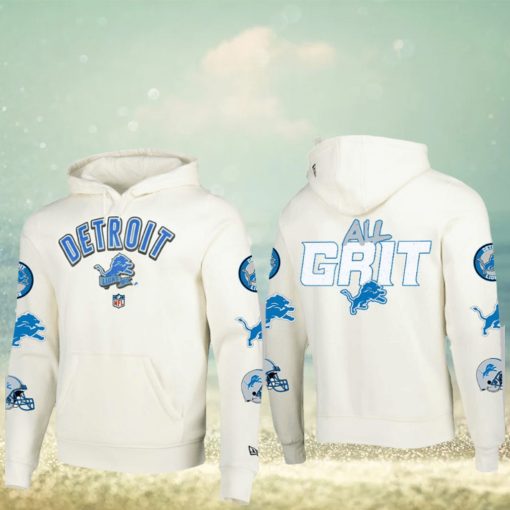 Detroit Lions Football White Design 3D Hoodie