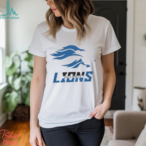 Detroit Lions Head NFL Football Logo Shirt