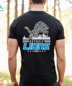 Detroit Lions Logo Players Name 2023 Skyline Shirt