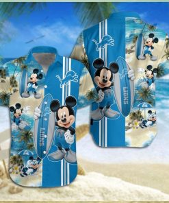 Detroit Lions Mickey Mouse Hawaiian Shirt