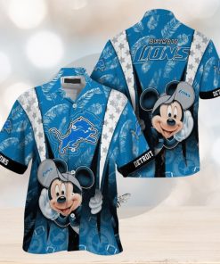 Detroit Lions Mickey Mouse NFL Hawaiian Shirt