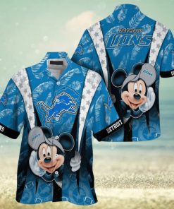 Detroit Lions Mickey Mouse NFL Hawaiian Shirt