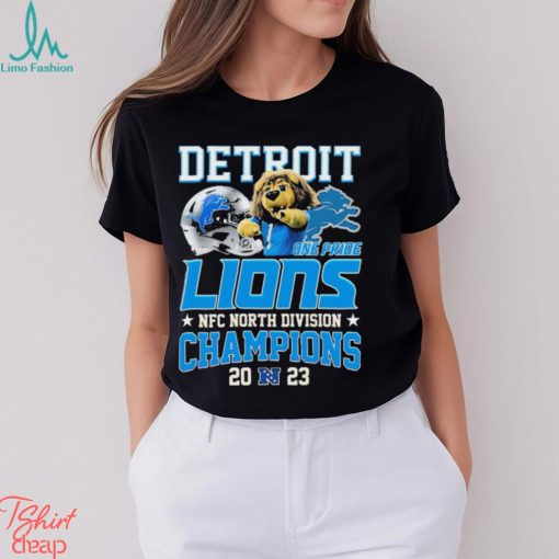 Detroit Lions NFC North Division Champions one pride 2023 shirt