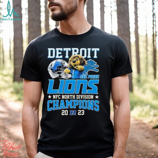 Detroit Lions NFC North Division Champions one pride 2023 shirt