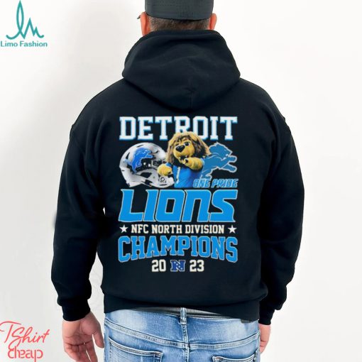 Detroit Lions NFC North Division Champions one pride 2023 shirt