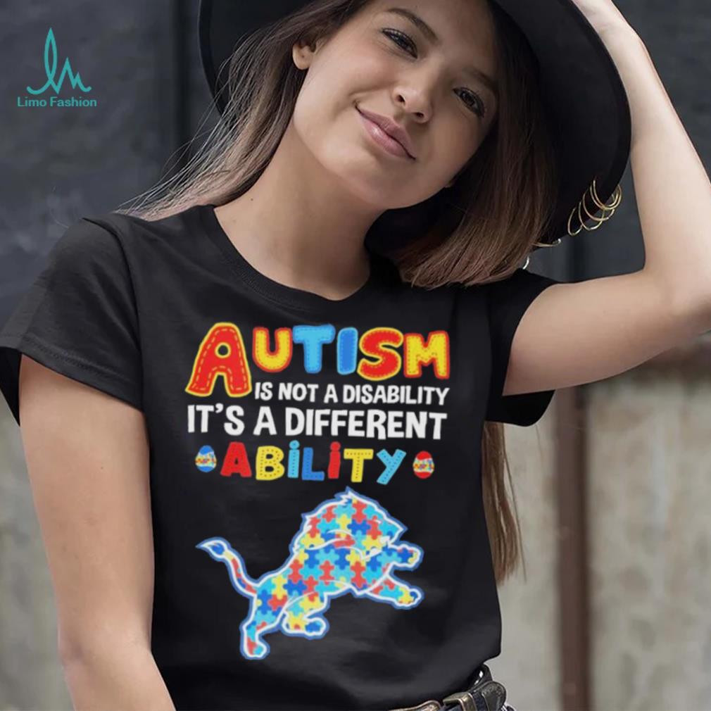 Detroit Lions NFL Autism Is Not A Disability 2024 Shirt Detroit Lions NFL Autism Is Not A Disability 2024 Shirt