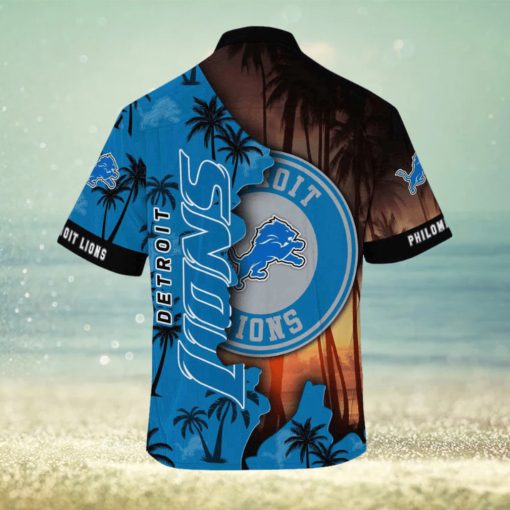 Detroit Lions NFL Customized Summer Hawaii Shirt For Sports Enthusiasts