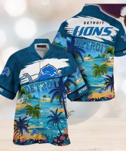 Detroit Lions NFL Customized Summer Hawaii Shirt For Sports Fans