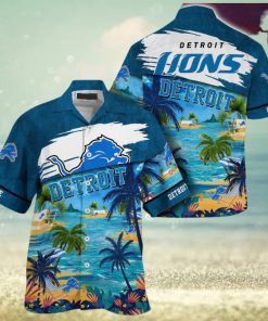 Detroit Lions NFL Customized Summer Hawaii Shirt For Sports Fans