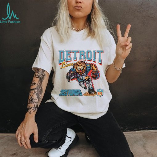 Detroit Lions NFL Football 2023 Playoffs mascot shirt