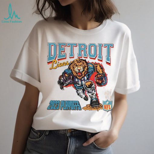 Detroit Lions NFL Football 2023 Playoffs mascot shirt