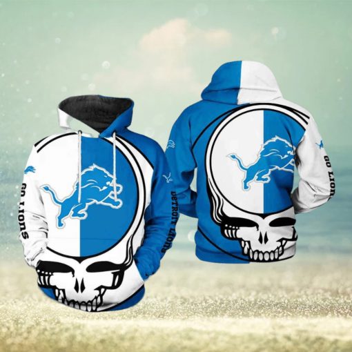 Detroit Lions NFL Grateful Dead 3D Printed Hoodie