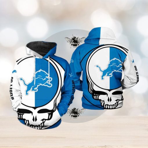 Detroit Lions NFL Grateful Dead 3D Printed Hoodie