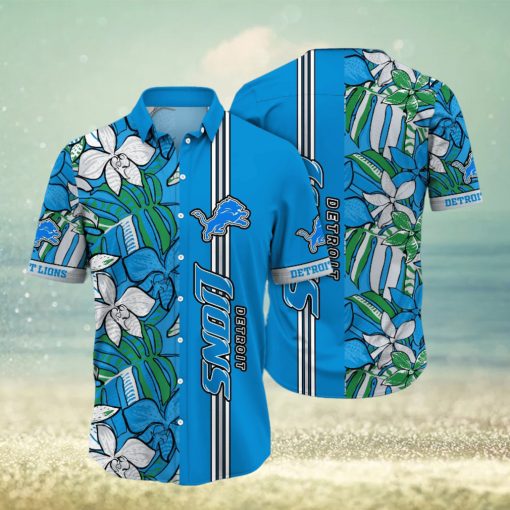 Detroit Lions NFL Hawaiian Shirt Hiking Aloha Shirt