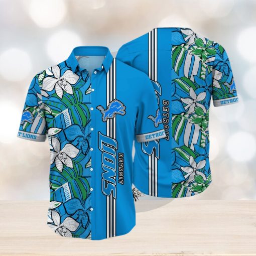 Detroit Lions NFL Hawaiian Shirt Hiking Aloha Shirt